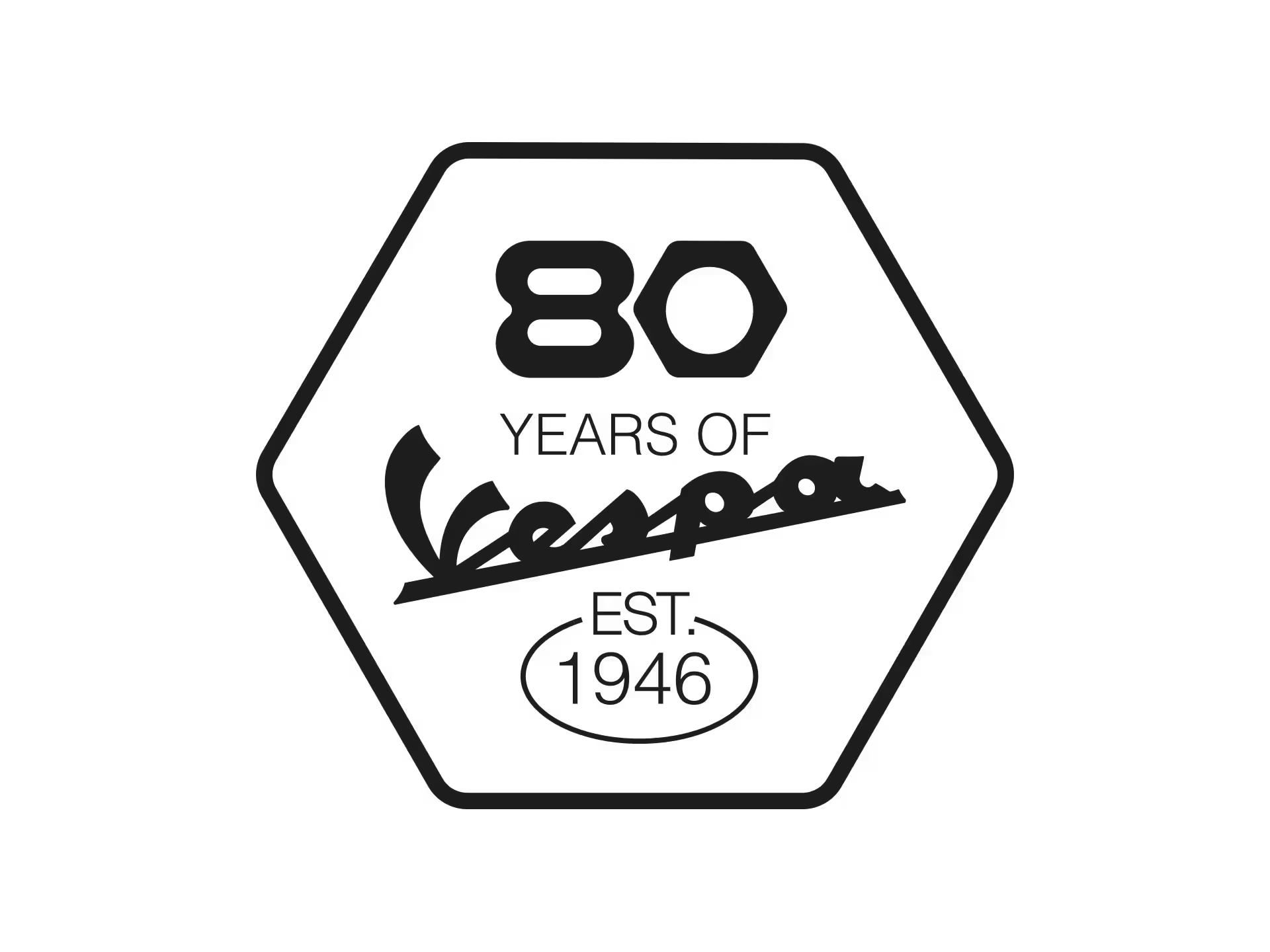 Vespa 80th Logo