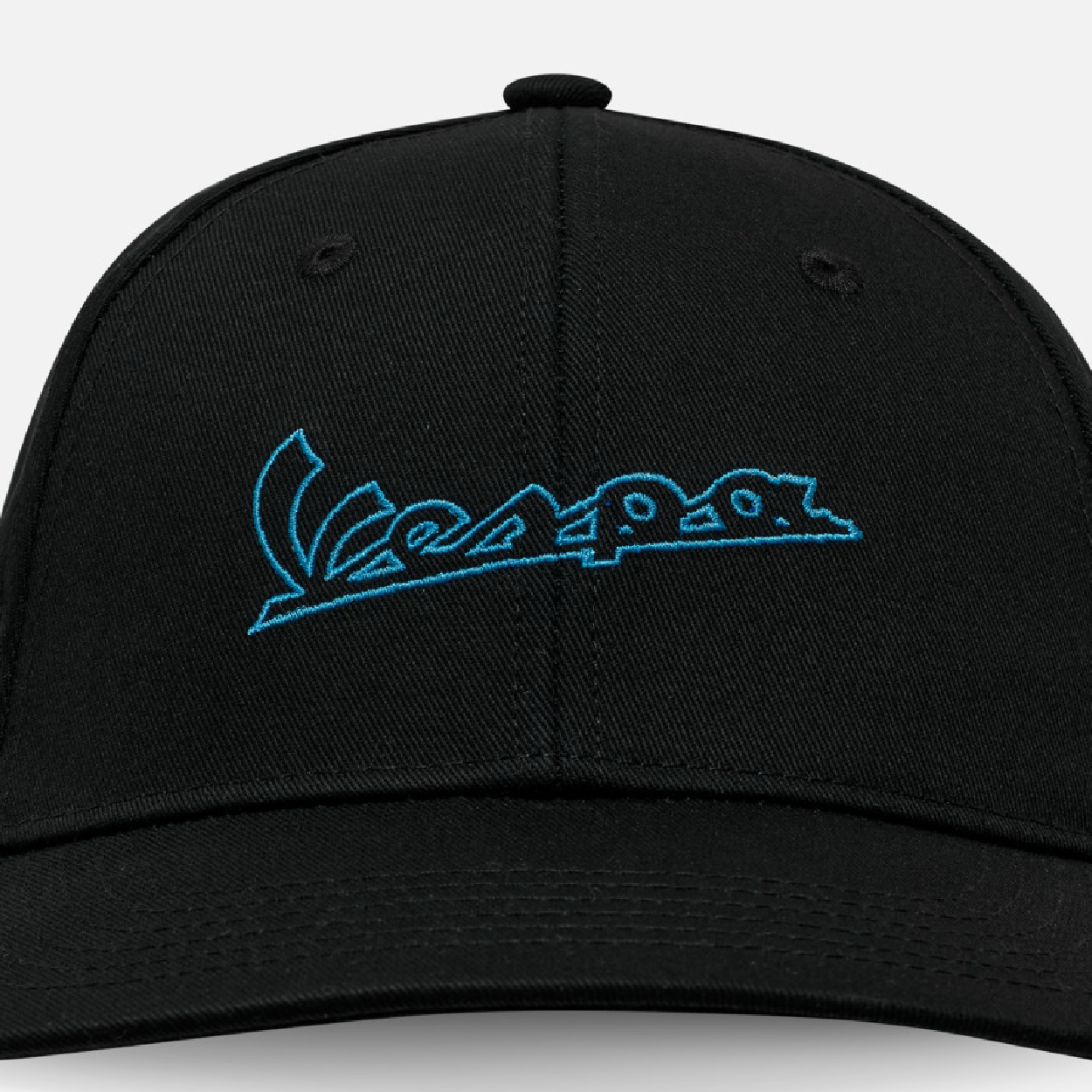 Vespa Dec Baseball Cap Jet Black
